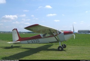 G-AXZO before the attack.