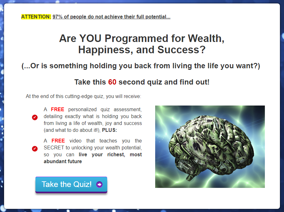 Quiz Reveals How To Achieve Your Full Potential